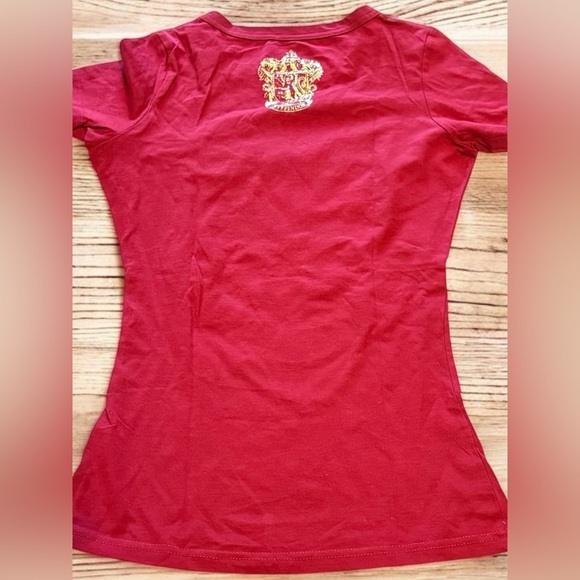 Universal Studios Harry Potter Gryffindor Sequins Gold Bling Women’s Shirt S EUC - Picture 8 of 10